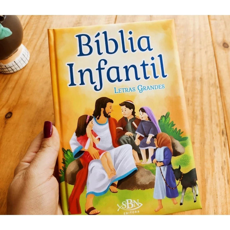 kit Bíblia infantil + 365 Histórias Bíblicas para Ler e Ouvir Pé da Letra - Tullipa Shop